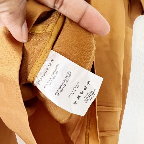 JONATHAN SIMKHAI Haley Cold-Shoulder Wrap-Effect Top - Picture 8 of 8